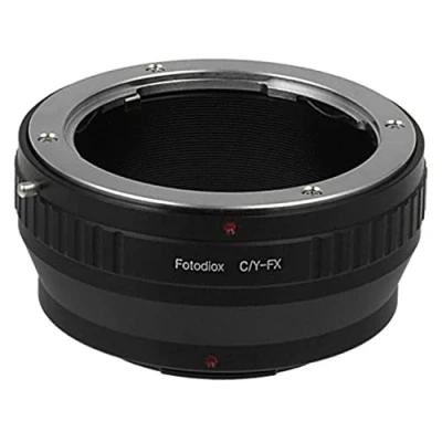 Abbildung von Fotodiox Lens Mount Adapter Compatible with Contax/Yashica (CY) Lenses on Fujifilm X Cameras