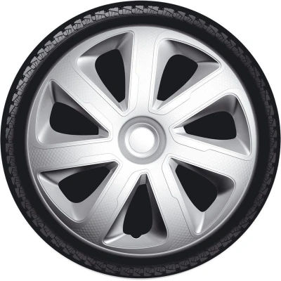 Abbildung von AutoStyle PP 5305S Radblenden 15Zoll silber/carbon