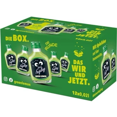 Abbildung von Kleiner Feigling Green Lemon Edition 12 x 0,02l Marken Spirituose Premium Likör