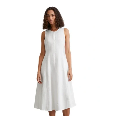 Abbildung von Marc O&#039;Polo TANK Style Feminine Shape Length Cutlines Freizeitkleid, Damen, Größe: 40, White