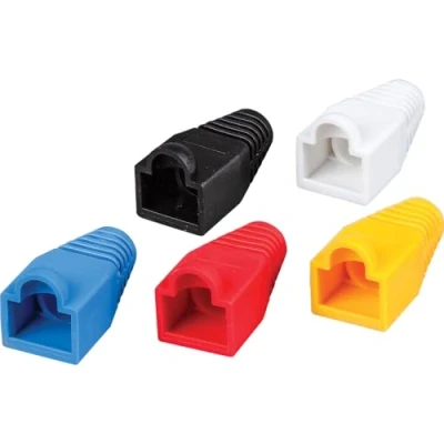 Abbildung von Klein Tools VDV824 650 CAT6/CAT5e Daten Ethernet Netzwerk RJ45 mit Zugentlastung, Verschlussschutz, farbkodiert, 100 Stück