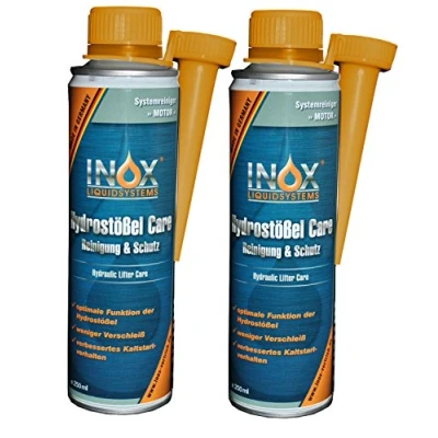 Abbildung von INOX® Hydrostößel Care Reinigung, 2 x 250ml Reiniger &amp; Schutz Additiv für alle Benzin und Dieselmotoren, weniger Verschleiß verbessertes Kaltstartverhalten
