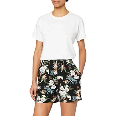 Abbildung von Urban Classics AOP Resort Shorts Shorts, Damen, Größe: 26, Black tropical