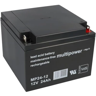 Abbildung von Multipower Blei Akku MP24 12 Pb 12V / 24Ah VDs, M5