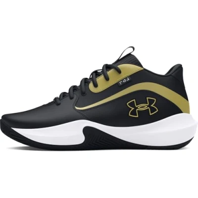 Abbildung von Under Armour Performance Lockdown Basketballschuh, Größe: 49.5, Black Leder/synthetik