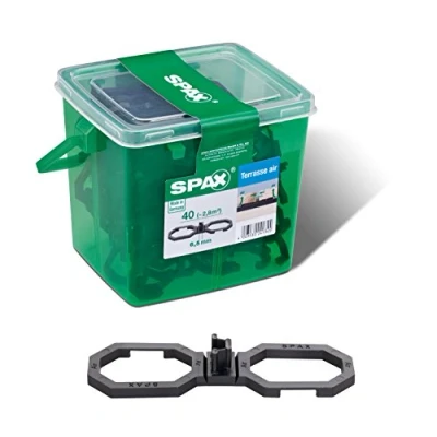 Abbildung von SPAX Air, zur besseren Belüftung, in Henkelbox M für ca. 2,8m², Abstand: 6,5mm, Schwarz, 5009422564009