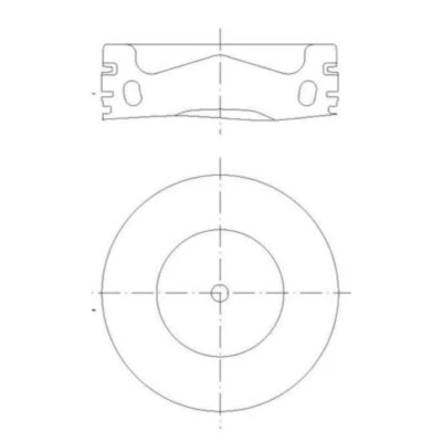 Abbildung von Kolben MAHLE 028 PI 00158 002