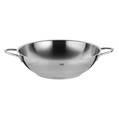 Abbildung von Silit Wok, Cromargan Edelstahl Rostfrei 18/10, (1 tlg.), Ideal für energiesparendes Kochen, Induktion