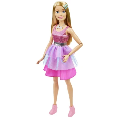 Abbildung von Barbie Puppe Pinkes Kleid 71 cm