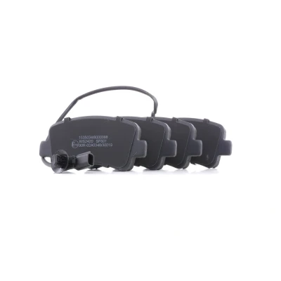 Abbildung von RIDEX 402B0704 Bremsbelagsatz Hinterachse mit integriertem Verschleißsensor RENAULT: MASTER 3 Pritsche/Fahrgestell, Kasten, Bus