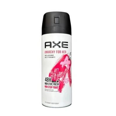 Abbildung von 3x je 150ml Axe Deospray Anarchy For Her/ für die Frau/ limited Edition/ Deodorant/ Bodyspray