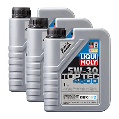 Abbildung von 3x LIQUI MOLY 3755 Top Tec 4600 5W 30 Motoröl