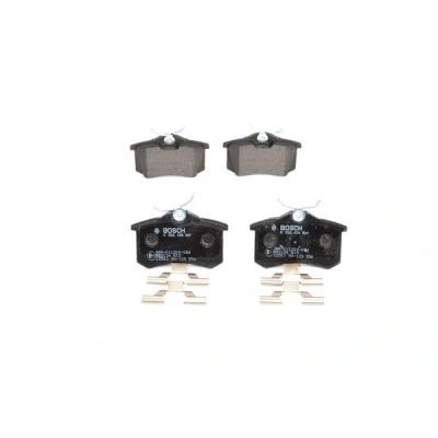 Abbildung von BOSCH 0 986 494 597 Bremsbelagsatz Low Metallic mit Montageanleitung, Anti Quietsch Blech, Schrauben VOLKSWAGEN: Passat B3/B4 Variant, Jetta 2