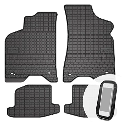 Abbildung von Gummimatten Auto Fußmatten Gummi Automatten Passgenau 4 teilig Set passend für VW Lupo, Seat Arosa 1997 2005