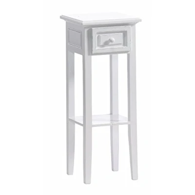 Abbildung von Shabby Chic Telefontisch Beistelltisch Antik Weiß