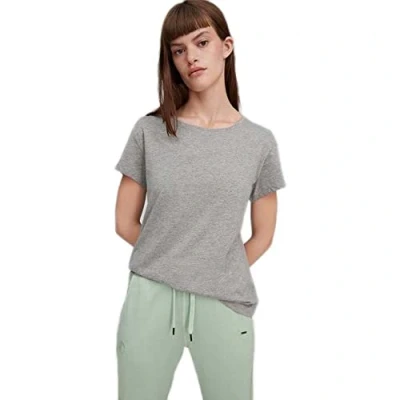 Abbildung von Essential Roundneck Shortsleeve T Shirt Shirt, Casual Logo Rundhalsshirt, Silver Melee, XS