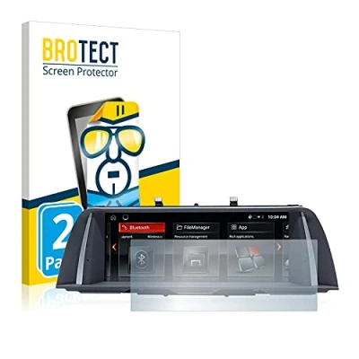 Abbildung von BROTECT (2 Stück Schutzfolie für BMW 5 F10 2014 Professional 10,2&quot; Displayschutz Folie Ultra Klar