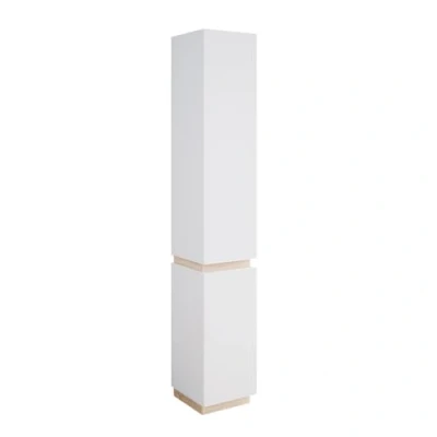Abbildung von Vicco Hochschrank Gloria, Weiß/Sonoma, 33 x 197.5 cm mit 2 Türen