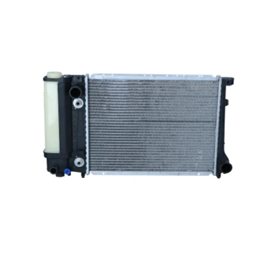 Abbildung von NRF EASY FIT 51356 Kühler, Motorkühlung Aluminium 440 327 34 mit Anbauteilen Kühlrippen gelötet BMW: 5 Limousine, 3 Touring