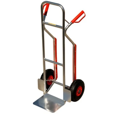 Abbildung von ProBauTec Alu Stapelkarre, Tragkraft 150 kg, mit Treppenrutsche