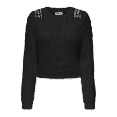 Abbildung von ONLY Strickpullover Onlsuri Strickpullover, Damen, Größe: XS, Black