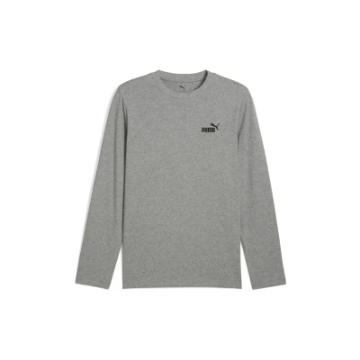 Abbildung von Puma Essentials NO. 1 LOGO Langarmshirt, Herren, Größe: Medium, Medium gray heather