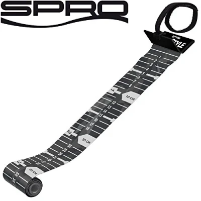 Abbildung von Spro Freestyle Ruler 120cm Maßband zum Spinnfischen, Measuring Mat messen von Raubfischen, Fischmaßband, Fische