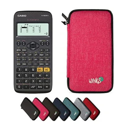 Abbildung von CALCUSO Sparpaket Pink mit Taschenrechner Casio FX 82DE X ClassWiz
