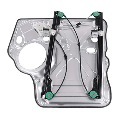 Abbildung von Vaico Fensterheber vorne links manuell mit Anschraubplatte ohne Elektromotor V10 6697 VOLKSWAGEN: Transporter 5 Pritsche / Fahrgestell