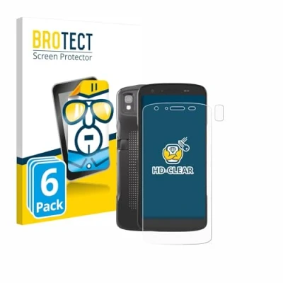 Abbildung von BROTECT (6 Stück Schutzfolie für Zebra TC22 (Display+Kamera) Displayschutz Folie Ultra Klar