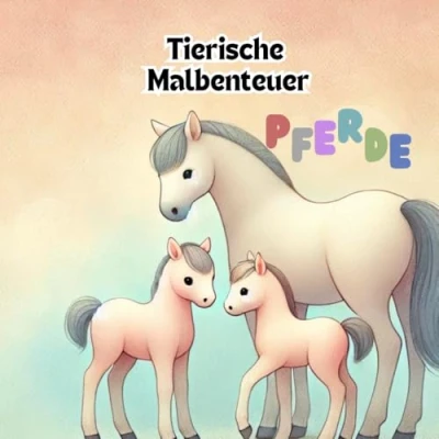 Abbildung von Tierische Malabenteuer Pferde: Malbuch Pferde für Kinder ab 2 Jahren, 50 Ausmalbilder