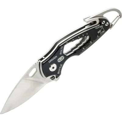 Abbildung von TRUE UTILITY Mini Multi Tool SmartKnife Taschenmesser Angeln Schlüsselanhänger