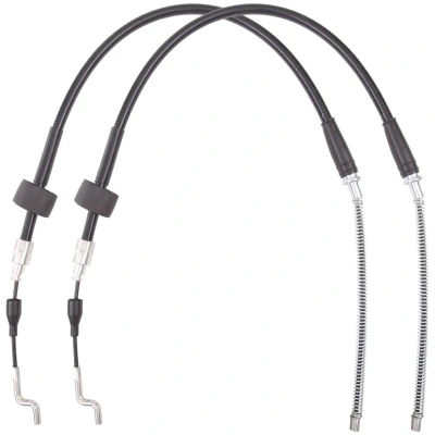 Abbildung von RIDEX 124C1168 Handbremsseil hinten 830/510+830/510mm Trommelbremse VOLKSWAGEN: Transporter 4 Bus, Kastenwagen