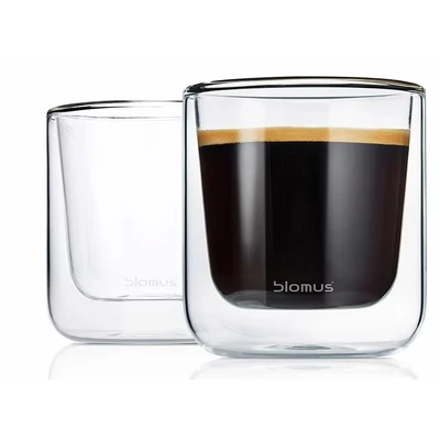 Abbildung von Blomus Doppelwandige Gläser Nero 200 ml 2 Stück