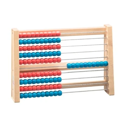 Abbildung von Wissner® aktiv lernen Lernspielzeug Rechenrahmen 100er Zahlenraum,  RE Wood® Abakus Rechenschieber, RE Plastic®