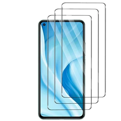 Abbildung von Widrt [3 Pack] tempered glass foil, for Xiaomi 11 Lite 5G, Premium Temperglas screen protector, free from scratches, 9H hardness, HD, ultra resistant, für 5G