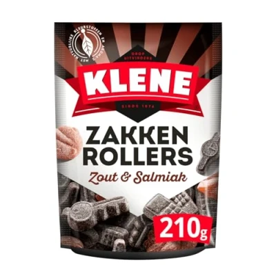 Abbildung von Klene Zakkenrollers 8x210g I 1680g Lakritz aus den Niederlanden holländische Lakritze Salmiak &amp; Salz