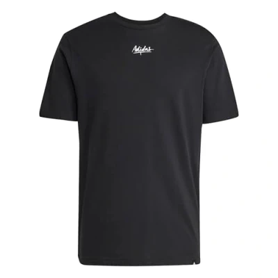 Abbildung von adidas Herren Lounge STILL Life Lemons Graphic T Shirt, Black, L