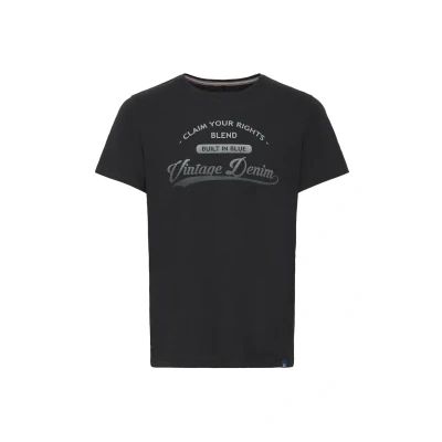 Abbildung von Blend Pillo Tshirt print, Herren, Größe: Medium, Black