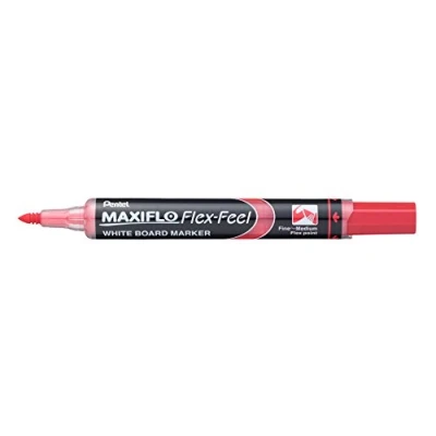 Abbildung von Pentel MWL5SBF BX Maxiflo Flex Feel Whiteboard Marker Rot, 1 Stück