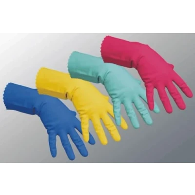 Abbildung von Vileda Handschuhe Multipurpose Der Feine Naturlatex rot Größe XL