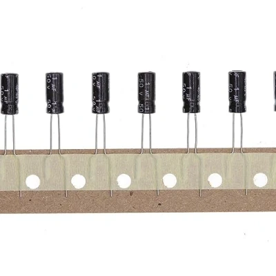 Abbildung von 100 Stück 50V 1.0UF Steckbarer Aluminium Elektrolytkondensator 5x11 5 * 11mm
