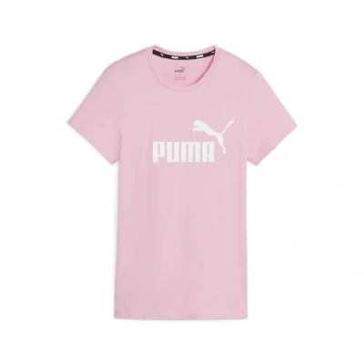 Abbildung von Puma LOGO TEE Tshirt print, Damen, Größe: Small, Pink lilac