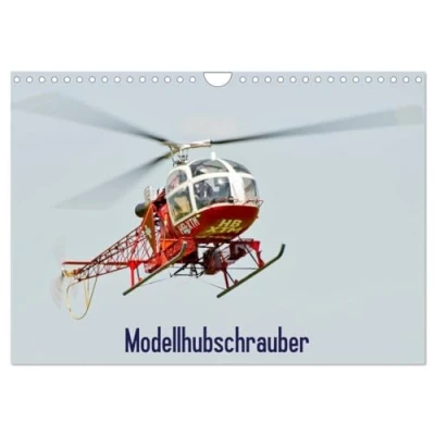 Abbildung von Modellhubschrauber / CH Version (Wandkalender 2025 DIN A4 quer), CALVENDO Monatskalender: im Flug fotografiert