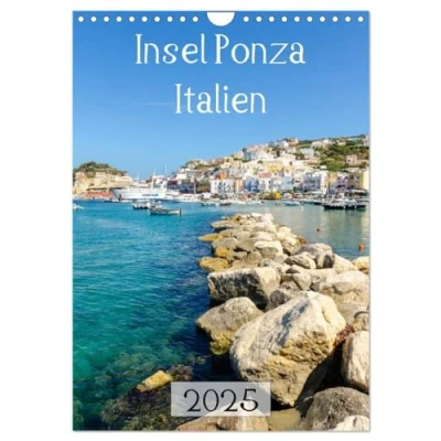 Abbildung von Insel Ponza Italien (Wandkalender 2025 DIN A4 hoch), CALVENDO Monatskalender
