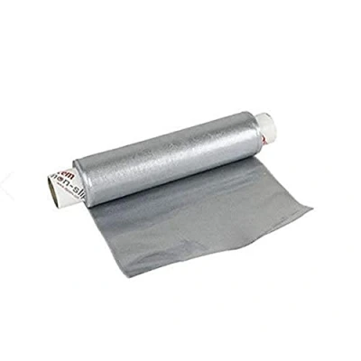 Abbildung von Dycem 1 x 20 cm rutschfeste Rolle Silber.