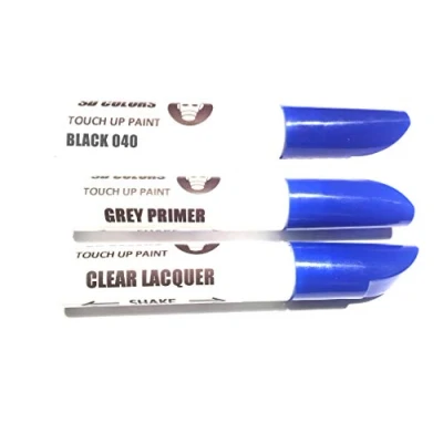 Abbildung von SD COLORS Neue Ausbesserungsfarbe SCHWARZ 040 Reparatur KRATZEN 12ml FARBCODE (Farbe+KLARLACK+GRUNDIERUNG)