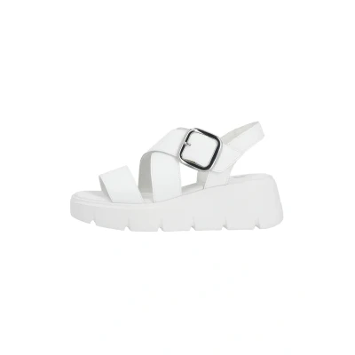 Abbildung von Rieker Evolution Plateausandalette, Damen, Größe: 42, Weiss Schuhe