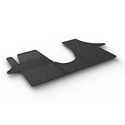 Abbildung von Gledring 0928 Fußmattensatz Gummi hinten 3 schwarz 750mm 550mm VOLKSWAGEN: Transporter 5 Kastenwagen, 6 Bus