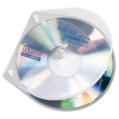 Abbildung von Veloflex 4365000 CD/DVD Hüllen &quot;Velobox&quot; 125x125x4 mm, unzerbrechlich, 10er Packung